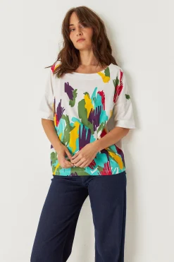 SKFK T-SHIRT INESE-GOTS- Tops Et T-Shirts