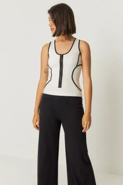 SKFK T-SHIRT IRANE- Tops Et T-Shirts