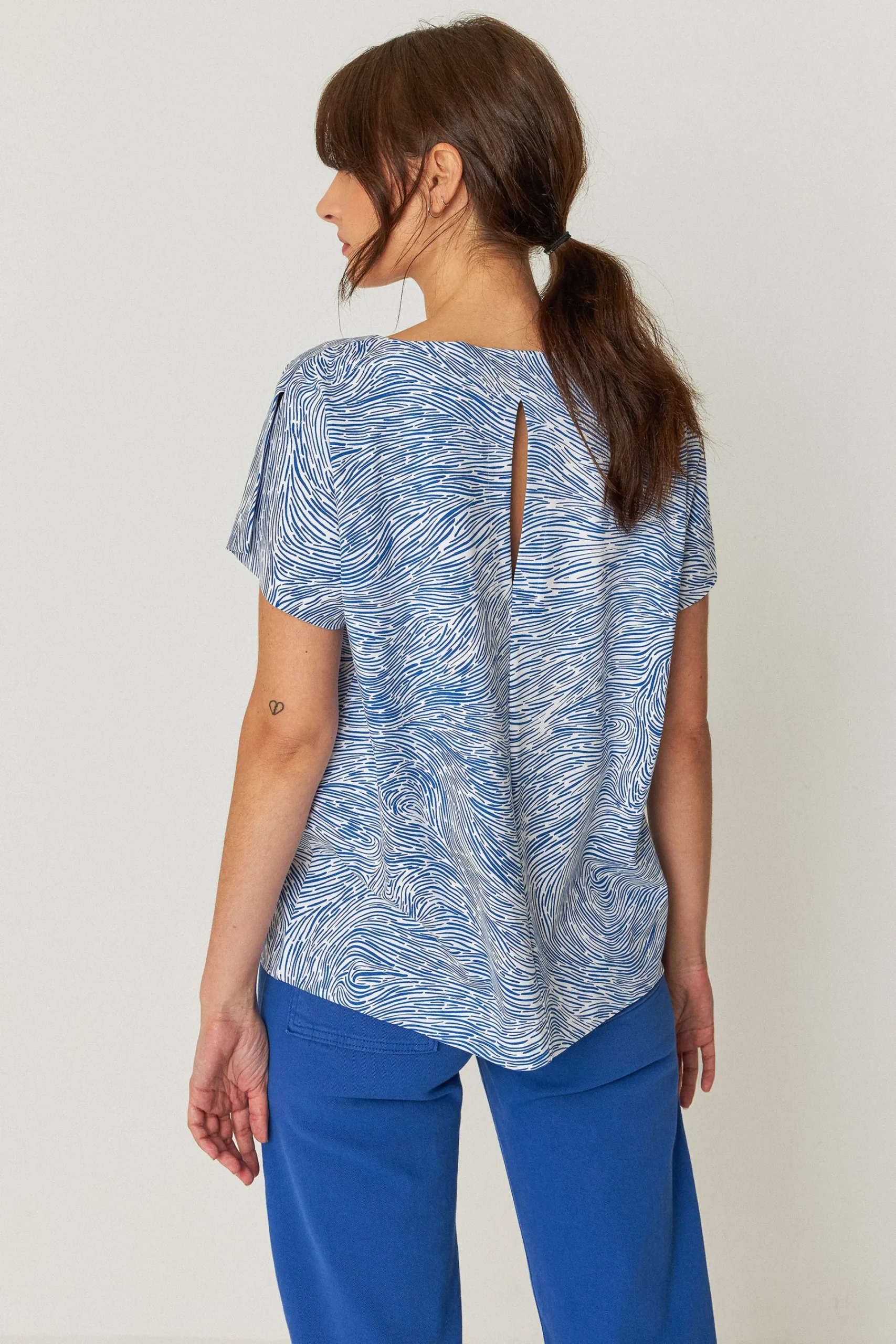 SKFK T-SHIRT IRIDE-GOTS- Tops Et T-Shirts