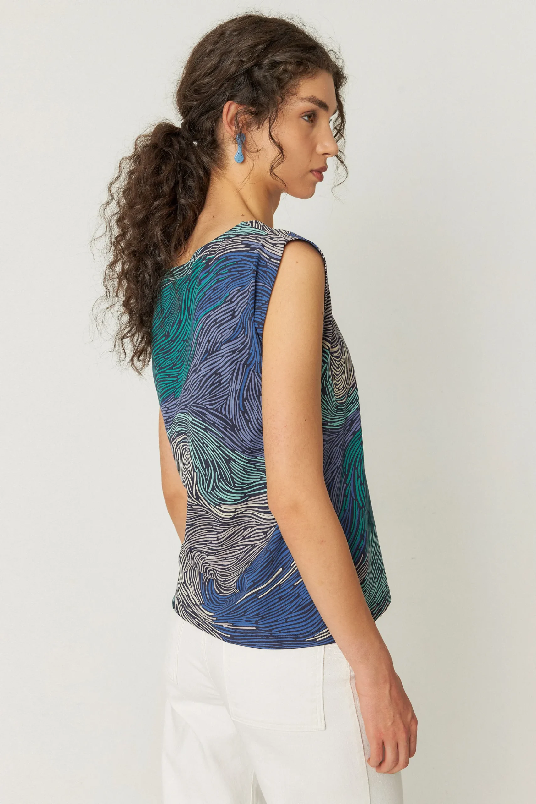 SKFK T-SHIRT MARIXOL-GOTS- Tops Et T-Shirts