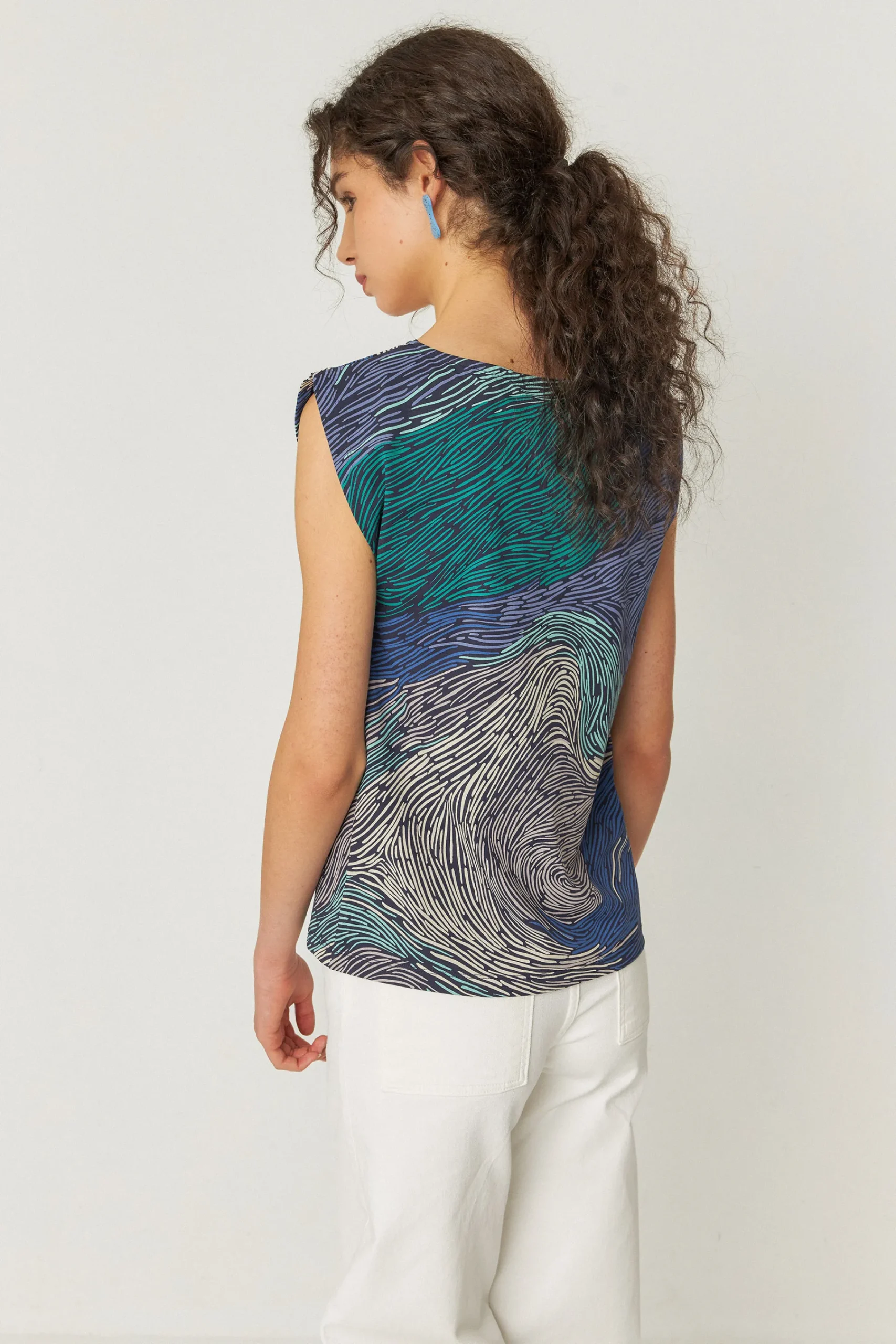 SKFK T-SHIRT MARIXOL-GOTS- Tops Et T-Shirts