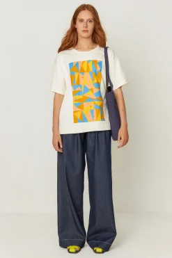 SKFK T-SHIRT MONIKA-GOTS- Tops Et T-Shirts